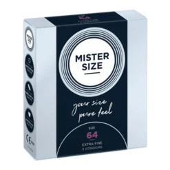 Mister Size, prezerwatywy, 64 mm, 3 szt.