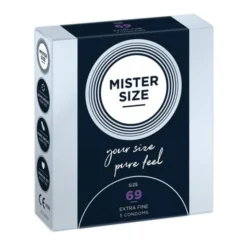 Mister Size, prezerwatywy, 69 mm, 3 szt.