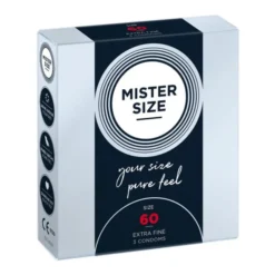 Mister Size, prezerwatywy, 60 mm, 3 szt.