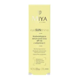 Miya Cosmetics eyeSUNshine, rozświetlające serum pod oczy z witaminą C, SPF 50, 15 ml