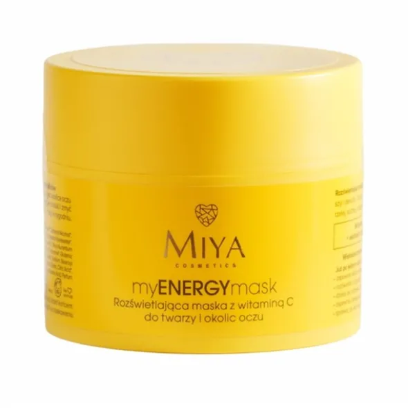 Miya Cosmetics myENERGYmask, rozświetlająca maska do twarzy z witaminą C, 50 ml
