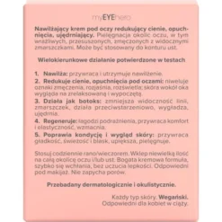 Miya Cosmetics myEYEhero, nawilżający krem pod oczy, 15 ml