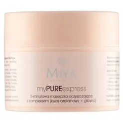 Miya Cosmetics myPUREexpress, 5-minutowa maseczka oczyszczająca z kompleksem [5% kwas azelainowy + glicyna], 50 g