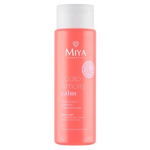 Miya Cosmetics Scalp&more Calm, szampon nawilżający z prebiotykami, 300 ml