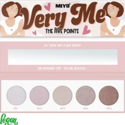 MIYO Five Points Palette, paleta cieni do powiek, 08 Very Me, 6,5 g
