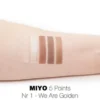 MIYO Five Points Palette, paleta cieni do powiek, 01 We Are Golden, 6,5 g