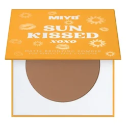 MIYO Sun Kissed Powder, matowy puder brązujący, 02 Chilly Bronze, 10 g