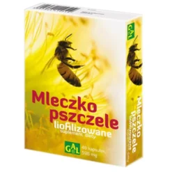 Mleczko pszczele liofilizowane, 596 mg, kapsułki, 48 szt.
