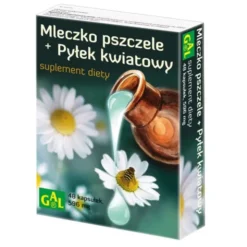 Mleczko pszczele + pyłek kwiatowy, kapsułki, 48 szt.