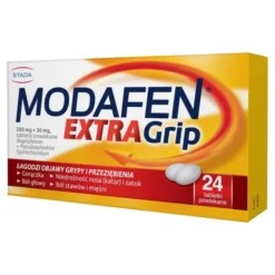 Modafen Extra Grip, 200 mg + 30 mg, tabletki powlekane, 24 szt.
