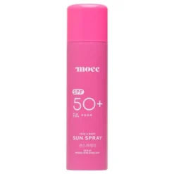Moee Face&Body Sun, spray, przeciwsłoneczny, SPF50+, 100 ml
