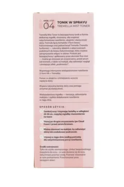 Moee Tremella Mist Toner, lekki tonik, 150 ml