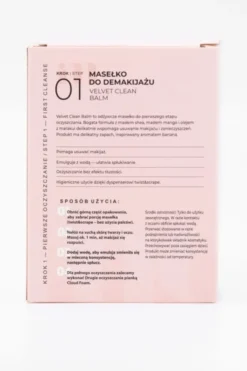 Moee Velvet Clean Balm, delikatne masełko do demakijażu, 40 g