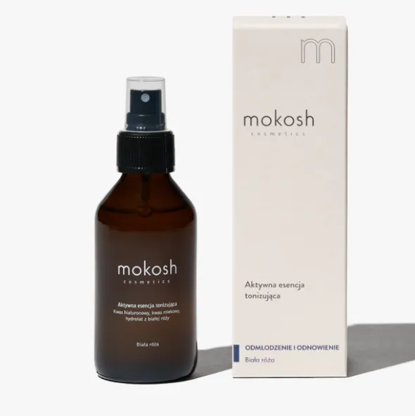 Mokosh, aktywna esencja tonizująca Biała róża, 100 ml
