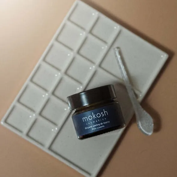 Mokosh, aktywny peeling do twarzy, róża z jagodą, 15 ml