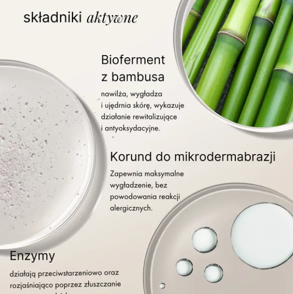 Mokosh, aktywny peeling do twarzy, róża z jagodą, 15 ml