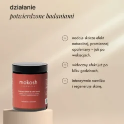 Mokosh, balsam brązujący do twarzy i ciała, pomarańcza z cynamonem, 180 ml