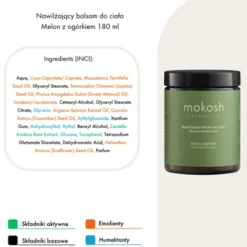 Mokosh, balsam do ciała melon z ogórkiem, 180ml