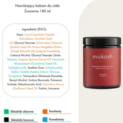 Mokosh, balsam do ciała żurawina, 180ml