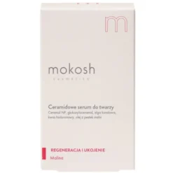 Mokosh Ceramidowe serum do twarzy, Malina, 30 ml