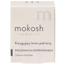 Mokosh, korygujący krem pod oczy, zielona herbata, mini, 15 ml