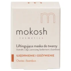 Mokosh, liftingująca maska do twarzy, owies i bambus, 15 ml