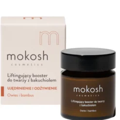 Mokosh, liftingujący booster do twarzy z bakuchiolem, owies i bambus, 30 ml