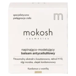 Mokosh, Napinająco-modelujący balsam antycellulitowy, Kardamon i Wanilia, 120 ml