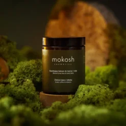 Mokosh, nawilżający balsam do twarzy i ciała, Zielona kawa z tabaką, 180 ml