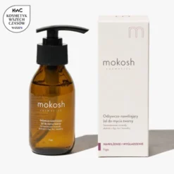 Mokosh odżywczo-nawilżający żel do mycia twarzy, figa, travel, 90 ml