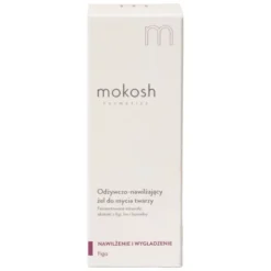 Mokosh odżywczo-nawilżający żel do mycia twarzy, figa, travel, 90 ml