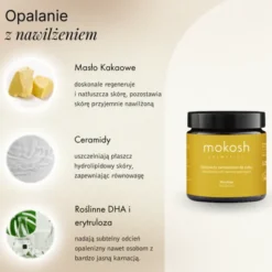 Mokosh, odżywczy samoopalacz do ciała Marakuja, krem, 120 ml