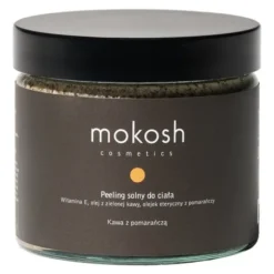 Mokosh, peeling solny do ciała Kawa z pomarańczą, 300g