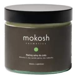 Mokosh, peeling solny do ciała Melon z ogórkiem, 300g