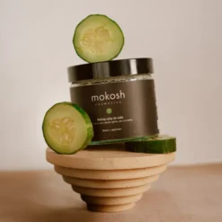 Mokosh, peeling solny do ciała Melon z ogórkiem, 300g