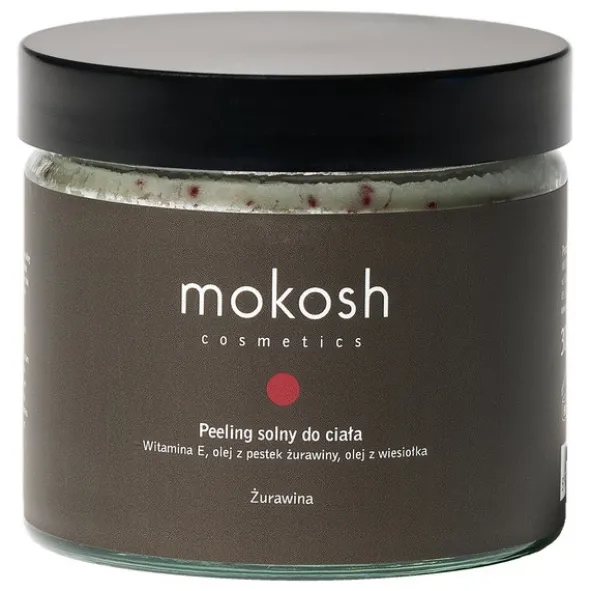 Mokosh, peeling solny do ciała Żurawina, 300g