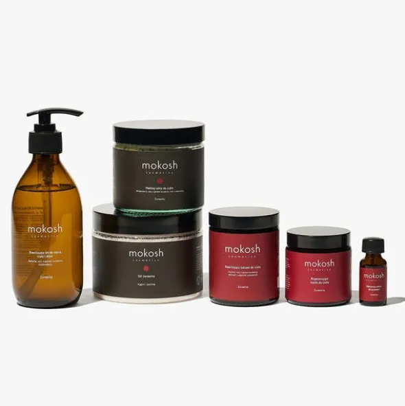 Mokosh, peeling solny do ciała Żurawina, 300g