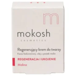 Mokosh regenerujący krem do twarzy anti-pollution, malina mini, 15 ml