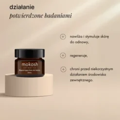 Mokosh regenerujący krem do twarzy anti-pollution, malina mini, 15 ml