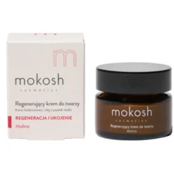 Mokosh regenerujący krem do twarzy anti-pollution, malina mini, 15 ml