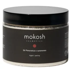 Mokosh, sól do kąpieli i peelingu Pomarańcza z cynamonem, 600 g