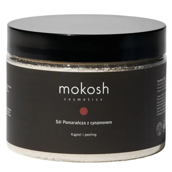 Mokosh, sól do kąpieli i peelingu Pomarańcza z cynamonem, 600 g