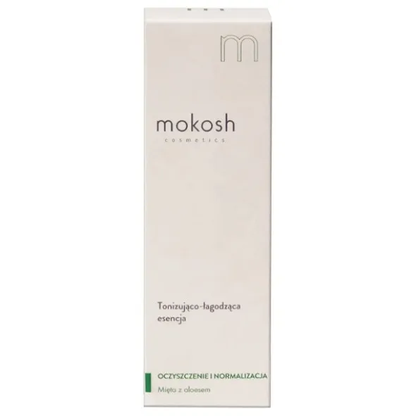 Mokosh, tonująco-łagodząca esencja Mięta z aloesem, 100 ml