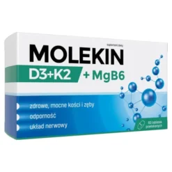 Molekin D3 + K2 + MgB6, tabletki powlekane, 60 szt.