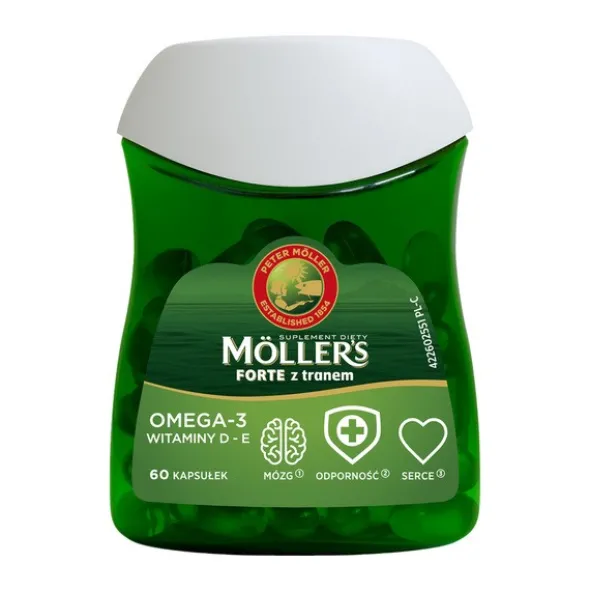 Mollers Forte z tranem, kapsułki, 60 szt.