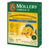 Mollers Omega-3 Rybki Wysoka Koncentracja, żelki, smak owocowy, 27 szt.