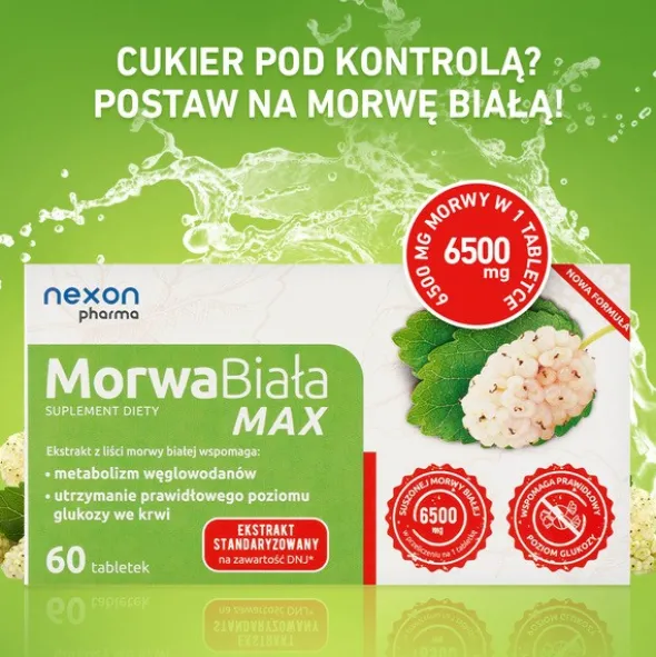 Morwa Biała MAX, tabletki, 60 szt.