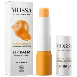 Mossa, odżywczy balsam do ust z olejem z rokitnika, 4,5g