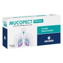 Mucopect Control, 375 mg, kapsułki twarde, 30 szt.