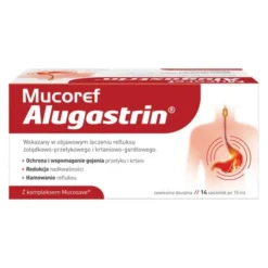 Mucoref Alugastrin, zawiesina doustna, 14 saszetek